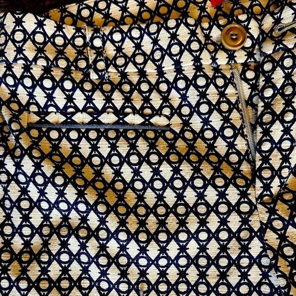 Anthropologie Cartonnier Patterned Straight Leg Pants - Picture 4 of 4